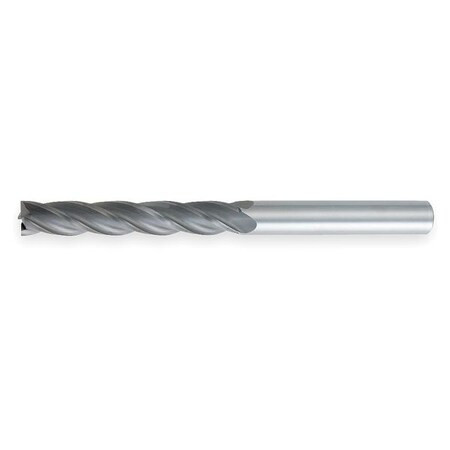 Osg End Mill,XL,Carbide,5mm,4 FL,CC,SGL,Sq 484-1968