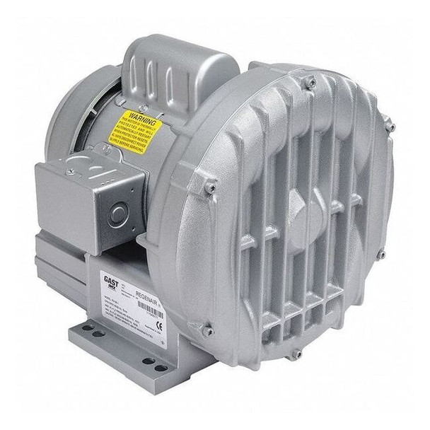 Gast Regenerative Blower, 1/2 hp,55 in Hg R3105-12