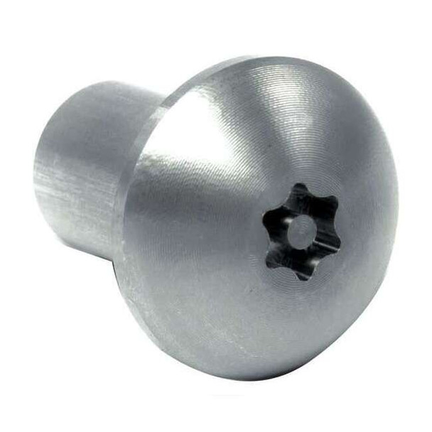 Binding Barrel, 3/8"-16, 3/4 in Brl Lg, 1/2 in Brl Dia, Stainless Steel Plain