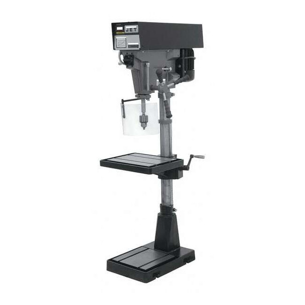 Jet Floor Drill Press,Spline,15",3HP,240/480 354551