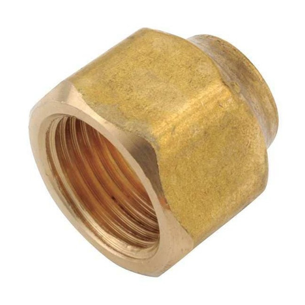 Manufacturer Varies Flared Fitting Nut, Brass, 1/4 in 704020-0604