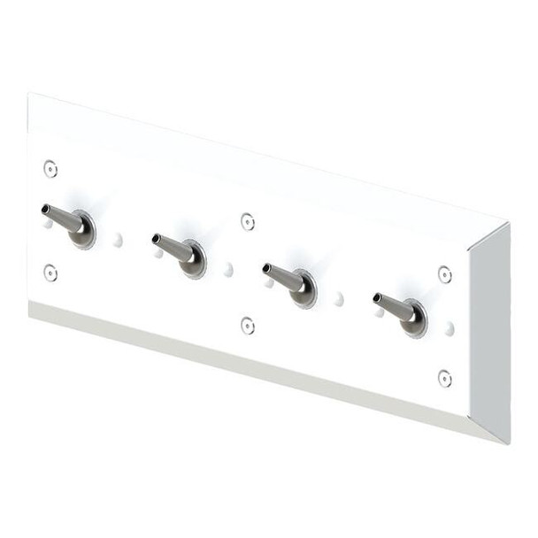 Bestcare Bathroom Hook,SS,Powder Coated,19 in W WH1828A-SLPT