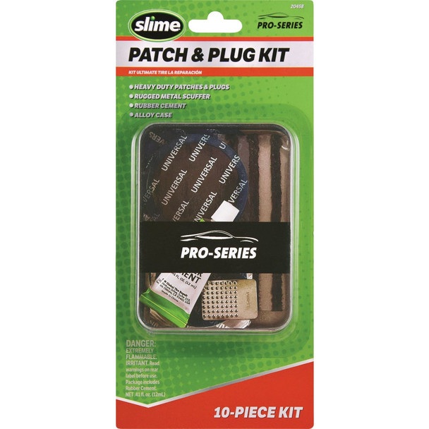 Slime Pro-Series Tire Patch & Plug Kit (10 Pc.) 20458