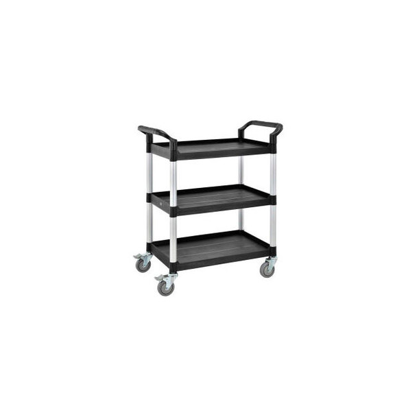 Global Industrial Service Cart w/3 Shelves 550 lb. Capacity 26""L x 17""W x 39""