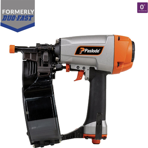 Paslode 0 Degree 2-1/4 In. Pneumatic Coil Siding Nailer 515900