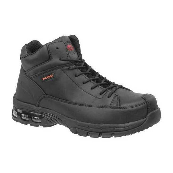 Avenger, Men's 6-Inch Work Boot, Composite Toe M, Leather, 6 in Height, Black