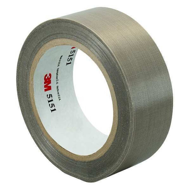 3m PTFE Glass Cloth Tape,1 in x 36 yd,3mil 1-36-5151