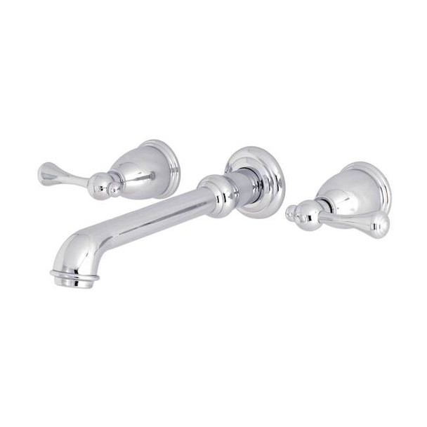 Kingston Brass Roman Tub Faucet, Polished Chrome, Wall Mount KS7021BL