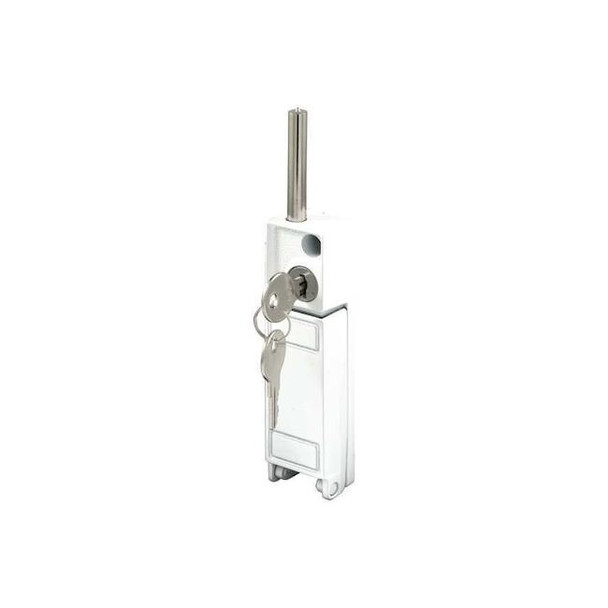 White, Sliding Patio Door Keyed with Bolt Lock (Single Pack)