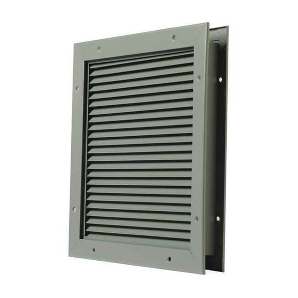 National Guard Partition Louver,Steel L-700-BF-18x18