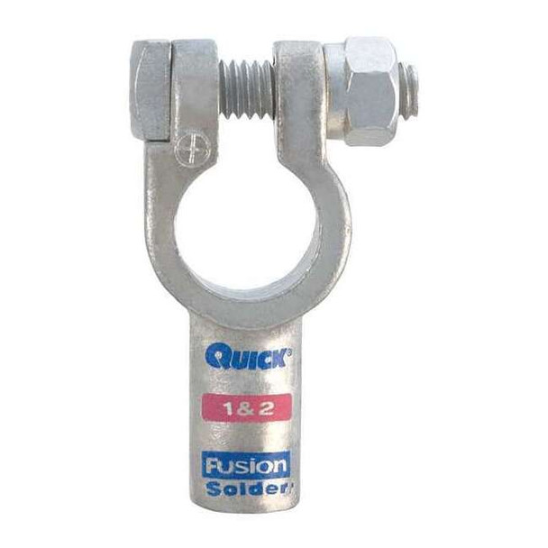 Fusion Straight Terminal,1 and 2ga,Pink,Pos 406301P