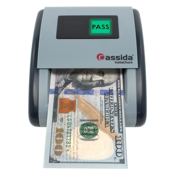 Counterfeit Detector with Simple and Efficient Pass/Fail Indicators