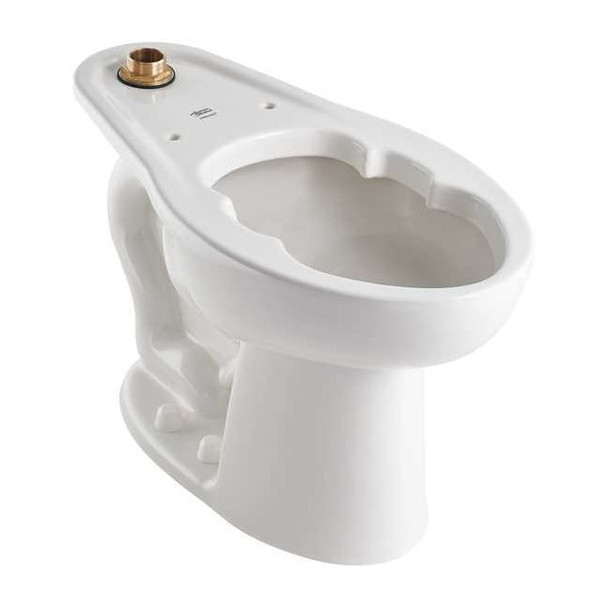 Toilet Bowl, 1.1/1.6 gpf, Flush Valve, Floor Mount, Elongated, White