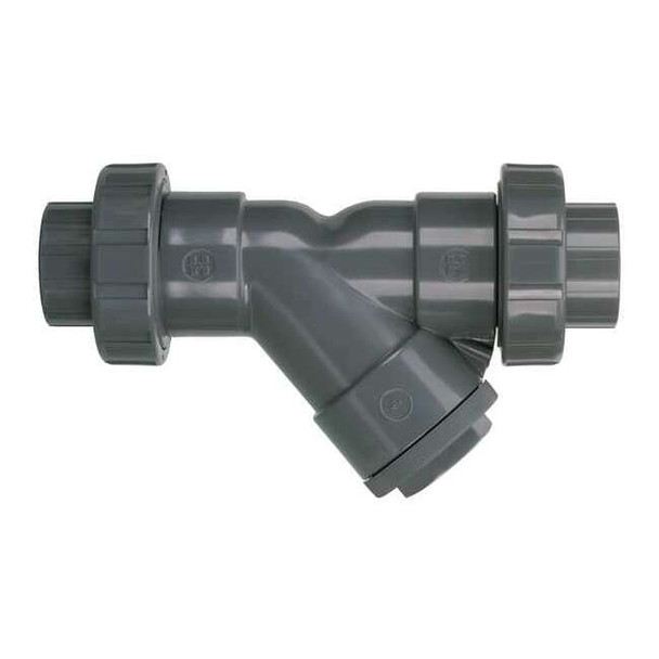 Hayward Flow Control Y Strainer, 3" Pipe, Threaded, PVC, 150 psi YS10300TU