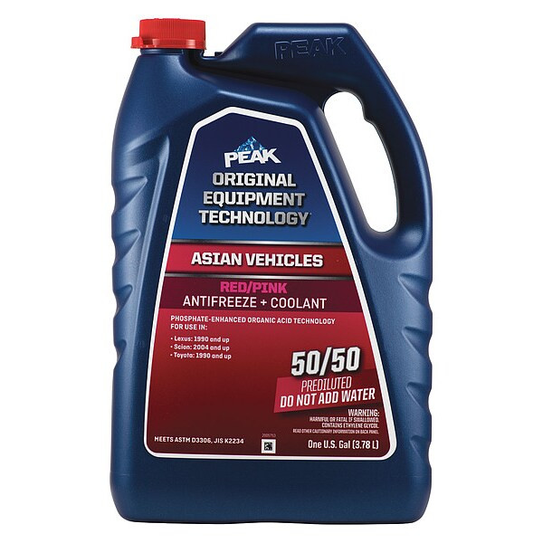 Peak Antifreeze Coolant,1 gal. Sz,8.0 pH PARB53-01-GR