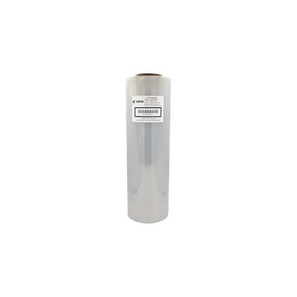 Hand Stretch Wrap, 18 in x 1500 ft, 80 Gauge, Clear, 1 Roll