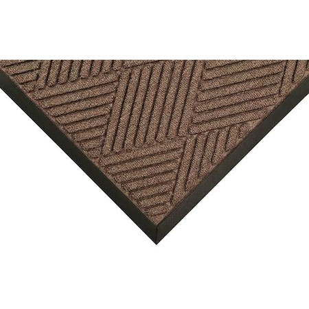 Condor Entrance Mat, Polypropylene, 3/8 in Thick, Brown, 2 ft W x 3 ft L 8YF48