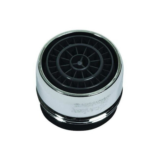 1.5 gpm Outlet, 15/16" Thread Size, Polished Chrome, Metal