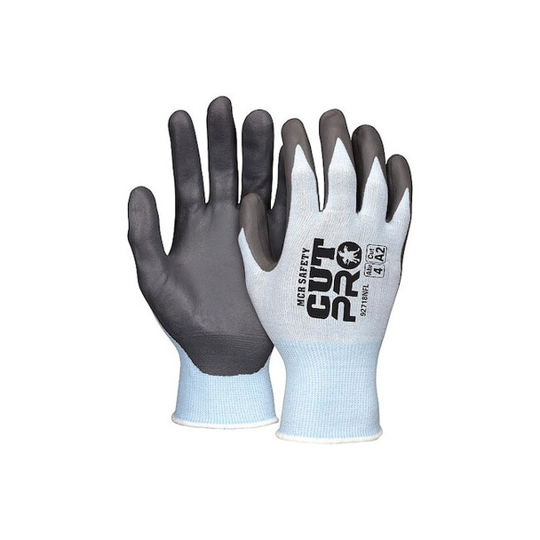 Coated Gloves, Cut Level A2 ,Dipped ,Nitrile ,Sandy ,2XS 12 PK