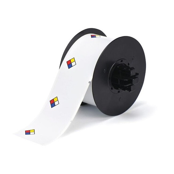 Brady Label, Red/Yellow/Blue/White, Labels/Roll: 365 B30-244-595-NFPA