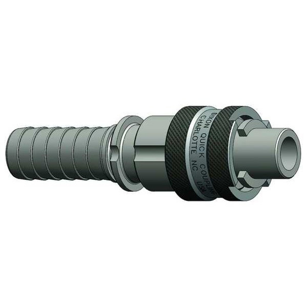 Dixon Barb to Bowes Nipple,Barb,1/2,Brass N4S4-B