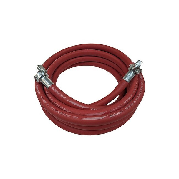 Continental Jack Hammer Hose,200 psi,25 ft,Red HZR07520-25-77