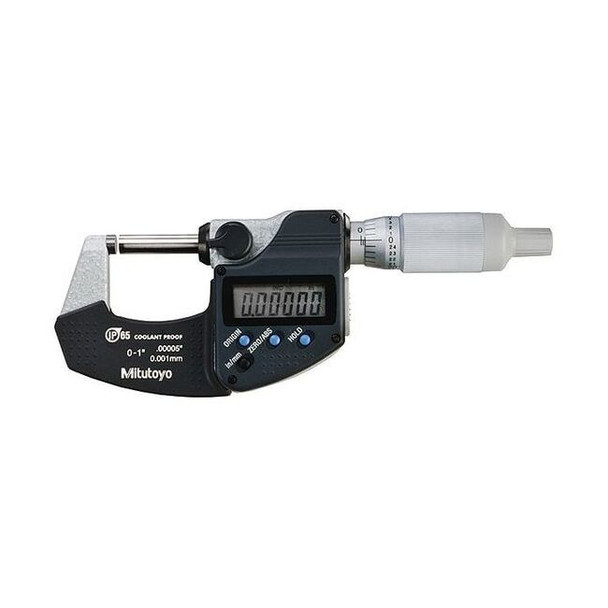 Mitutoyo Micrometer, 0.00005"/0.001mm Resolution 293-334-30