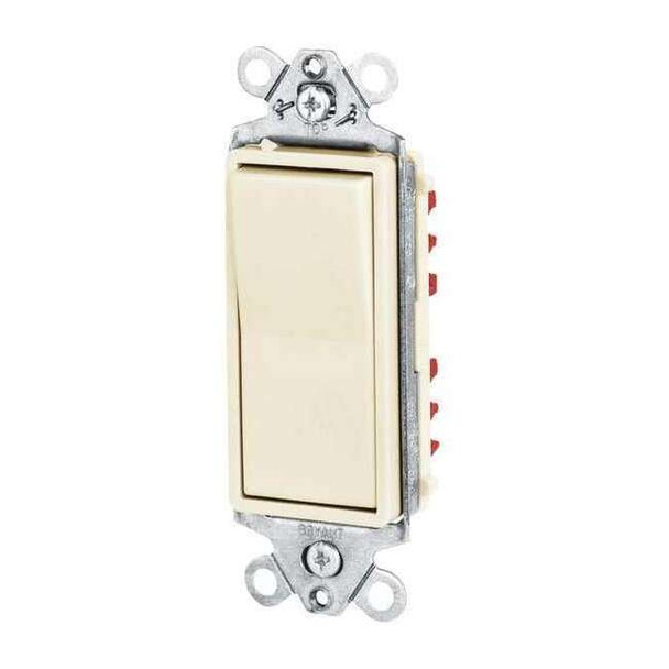 Bryant Wall Switch, 2 hp, Rocker, 20 A, Ivory 9903I