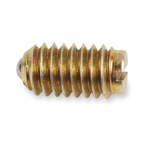 Te-Co Plunger, Ball, Steel, Zinc, 3/8-16, 5/8, PK5 52812