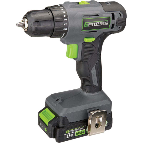 Genesis 20v 3/8" Crdlss Drvr Kit GLCD2038B