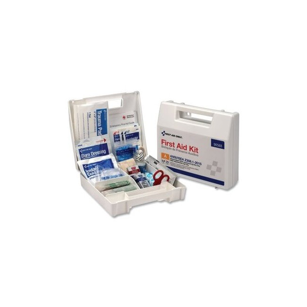 Bulk First Aid Kit, 25 Person, Plastic Case, Portable/Wall Mount