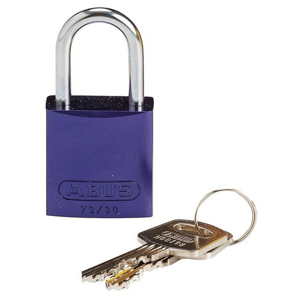 Brady Lockout Padlock,KD,Purple,1-7/16"H CPAL-PRP-25ST-KD