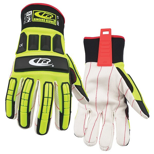Ringers Gloves Impact Resistant Gloves,Green,S,PR 260