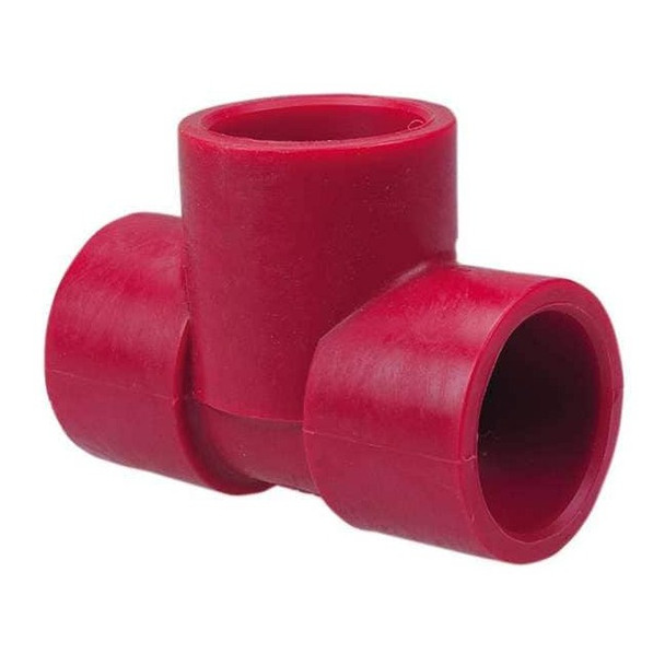 Nibco PVDF,Tee,1/2in,1/2inSocket,1/2in 6511 1/2