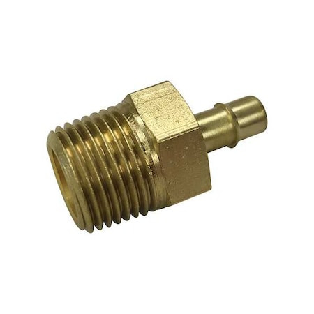 Mem-Co Mini Barb Fitting,31/32",Brass,Beaded 1/16B6