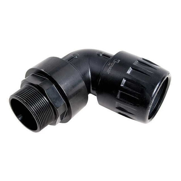 Transair Fitting, 7/8" Tube Size, Polyamide, Black 6609 25 28GR
