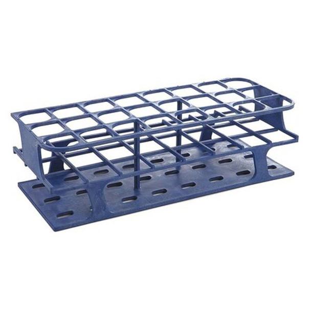 Heathrow Scientific ONERACK Test Tube Rack,Slots 24x30mm,Blue,PK8 HS27515B