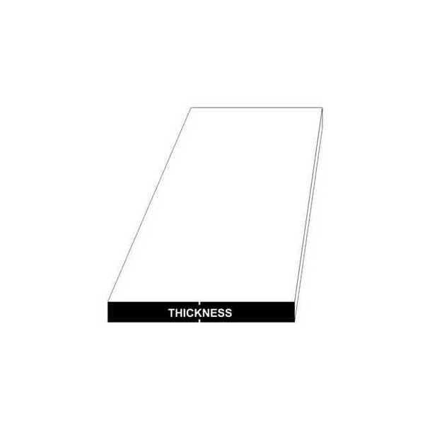 Manufacturer Varies SS Plate 304,36" Overall L 4sh24x1-36