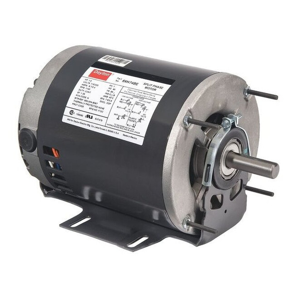 Dayton GeneralPurposeMotor,1/3hp,1140RPM,56 6XH74