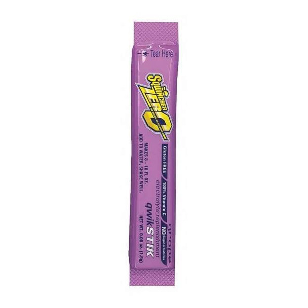 Quick Stiks, Sugar Free Drink Mix Powder, 10 oz Yield Unit, Grape, s, PK500