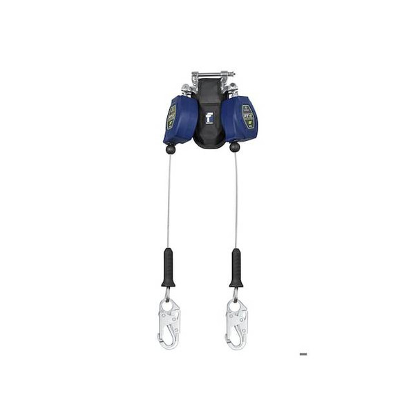 FT-X Self Retracting Lifeline, 8 ft. Length, Quick-Connect, Aluminum, 2 Leg(s)