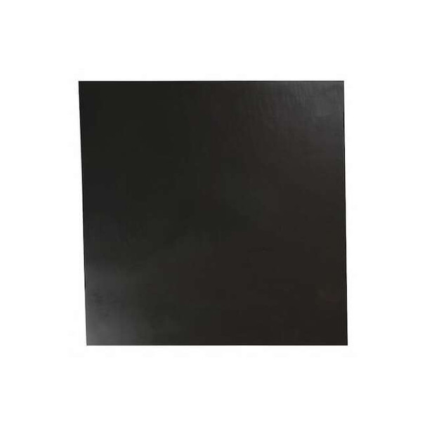 1/2" High Grade Neoprene Rubber Sheet, 12"x12", Black, 70A