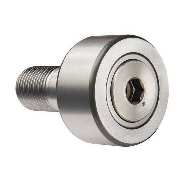 Double Sealed Track Roller, Crowned Stud, Alloy Steel, 40 mm Dia, 20 mm Wd