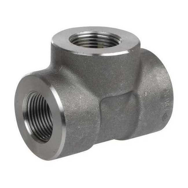 Manufacturer Varies 1/2" FNPT 316 SS Threaded Tee 2UA33