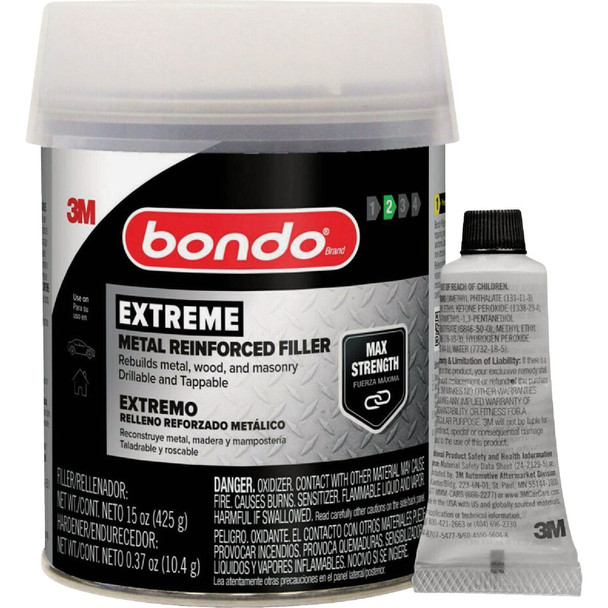 Bondo 15 Oz. Extreme Metal Reinforced Filler EF-PT-ES