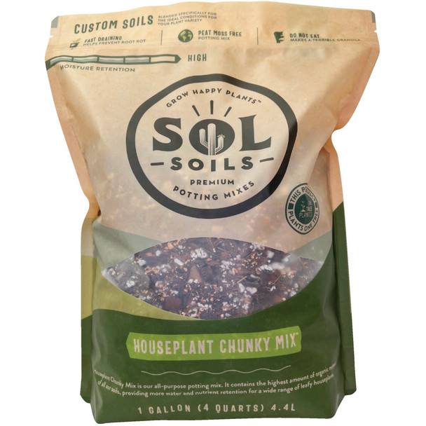Sol Soils 4 Qt. Houseplant Chunky Mix 01-004-03