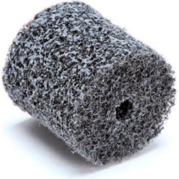 3M Scotch-Brite EXL Unitized Wheel 1"" x 1"" x 3/16"" Silicon Carbide 2S FIN