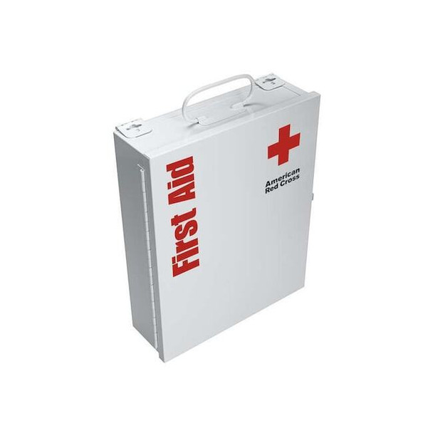 First Aid Kit, Metal 138 Components, 25 People Served