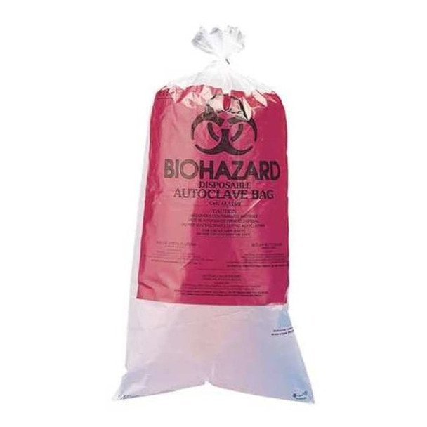 Sp Scienceware Autoclav.Biohaz.Bag, 8to10gal, Clear, PK100 F13161-0009