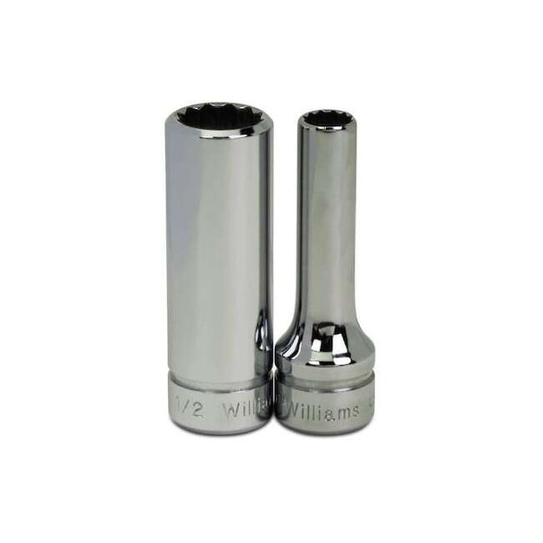 3/8" Drive, 5/16" SAE, Socket, 12 Points, Deep 3/8" D,12Pt,5/16